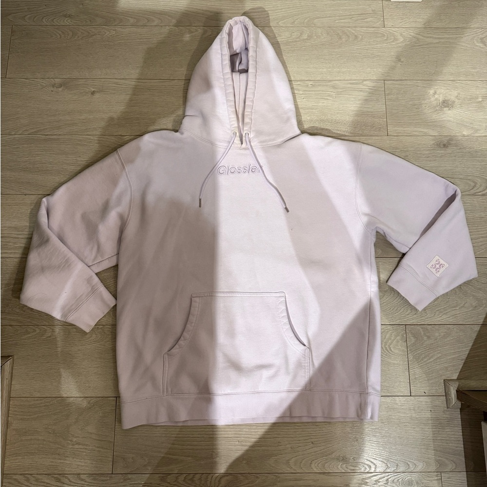 #Glossier Limited Edition Soft Purple Lavender #Oversized Hoodie #LimitedEdition